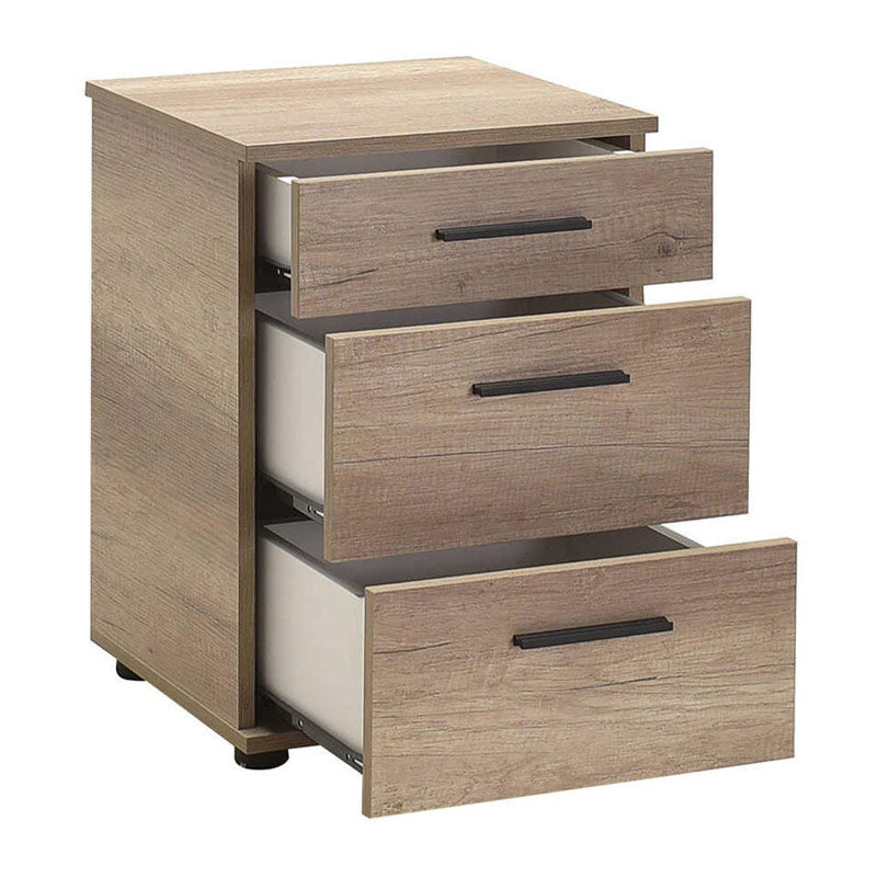 Nightstand LUCKY Natur 40x39x57cm Set 2 pcs.