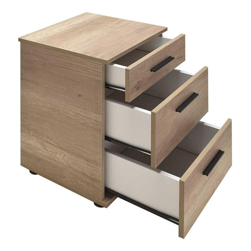 Nightstand LUCKY Natur 40x39x57cm Set 2 pcs.