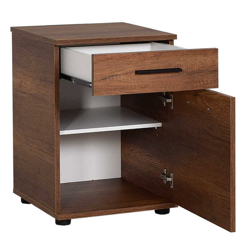 Nightstand KRAMER Walnut 40x39x57cm Set 2 pcs.