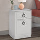 Nightstand MATILDA White 40x38x63cm Set 2 pcs.