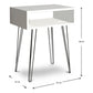 Nightstand FIONA White 55x35x58cm Set 2 pcs.