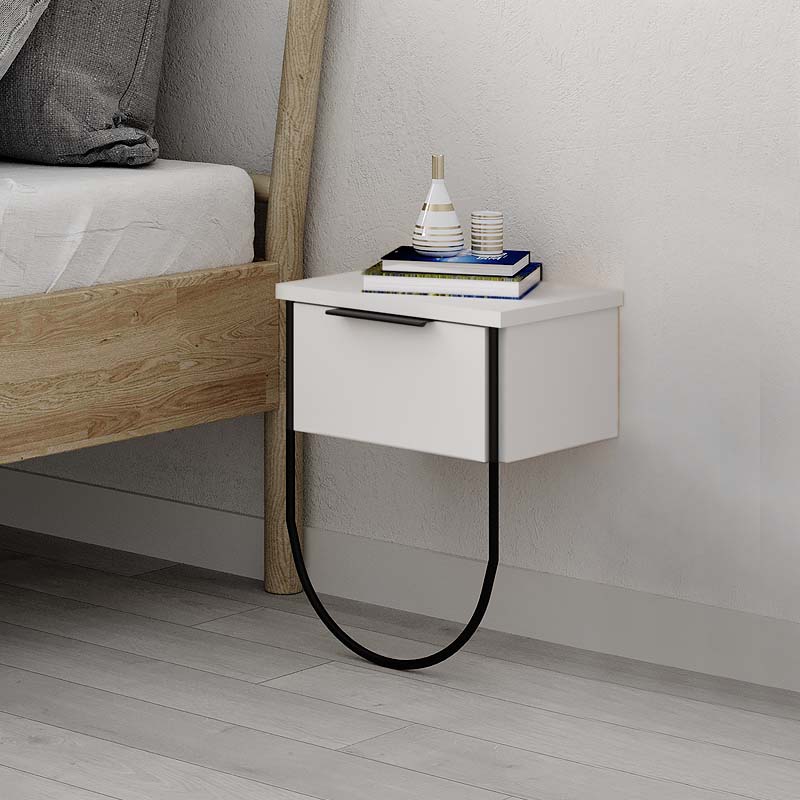 Wall Nightstand DIANA White Set 2 pcs.