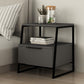 Nightstand ROTTERDAM Anthracite Set 2 pcs.