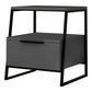 Nightstand ROTTERDAM Anthracite Set 2 pcs.