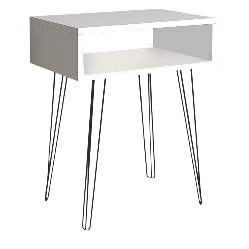 Nightstand FIONA White 55x35x58cm Set 2 pcs.