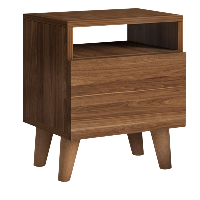 Nightstand SILVIA Walnut 40x30x47,6cm Set 2 pcs.