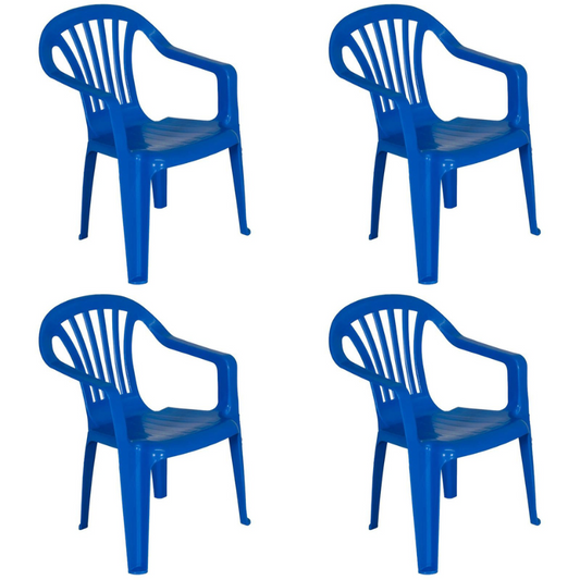 Children Garden Chair PINK PANTHER Blue 38x38x52cm Set 4 pcs.