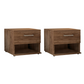 Nightstand ANITA Light Walnut Set 2 pcs.