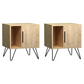 Nightstand MARA Oak 50,2x44,6x58cm Set 2 pcs.