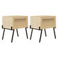 Nightstand MILLA Oak Set 2 pcs.