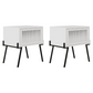 Nightstand MILLA White Set 2 pcs.