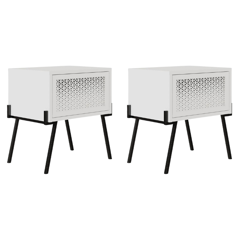 Nightstand MILLA White Set 2 pcs.