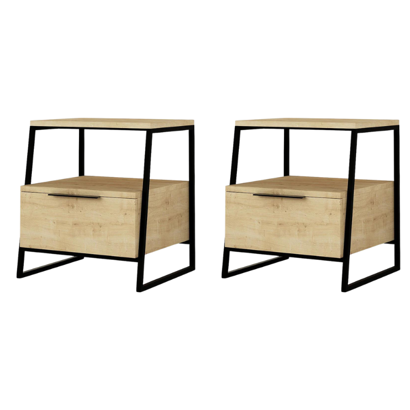 Nightstand ROTTERDAM Oak Set 2 pcs.