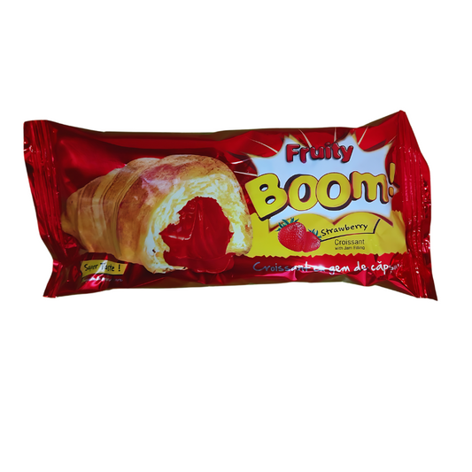 Croissant FRUITY BOOM with Strawberry jam filling 50g BULK Special Offer