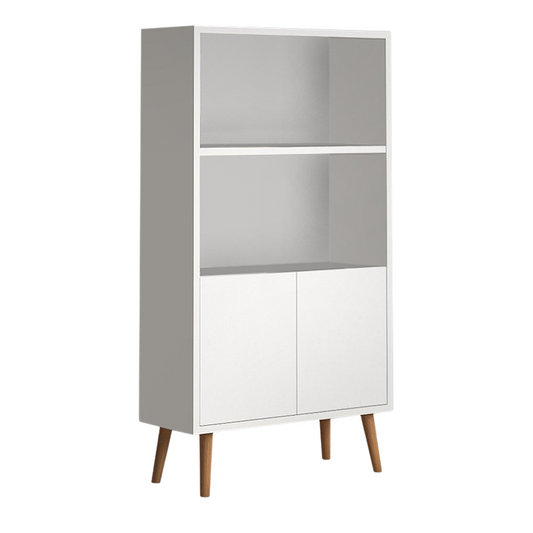 Bookcase CARMELA White 60x24x110cm
