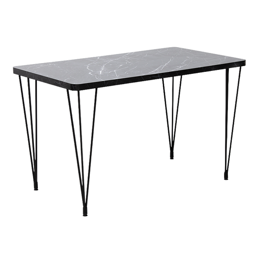 Dining Tables LUISE Black Marble Effect