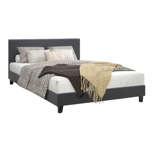 Double Bed NOCHE Anthracite 140x190cm