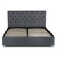Double Bed EMIL Anthracite 160x200cm