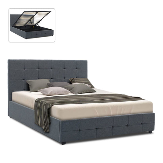 Double Bed HONDO Anthracite 160x200cm