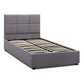 Bed CELLO Grey 120x200cm
