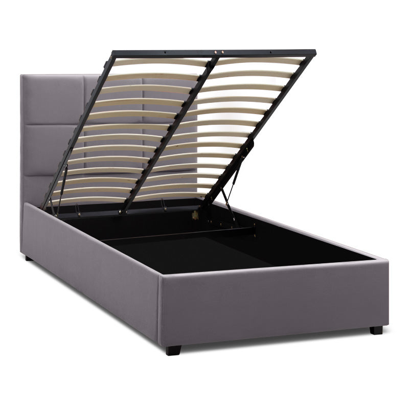 Bed CELLO Grey 100x200cm