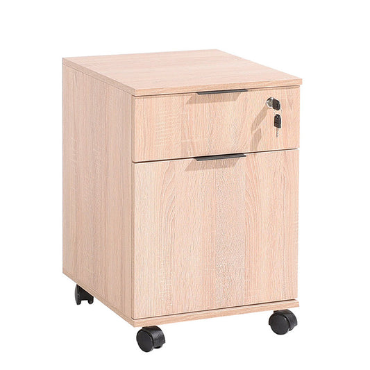 Wheeled Office chest of Drawers PAKO Sonoma