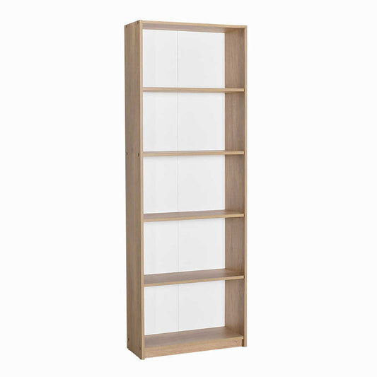 Bookcase CARMELLA Oak 64x26x182cm