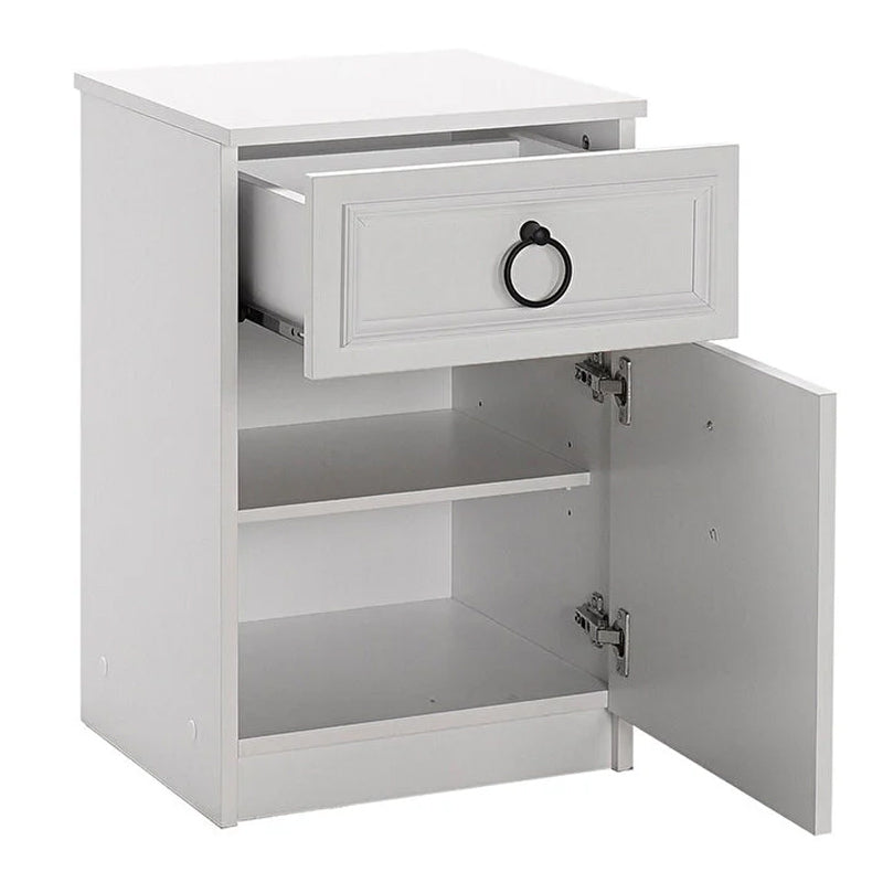 Nightstand MATILDA White 40x38x63cm