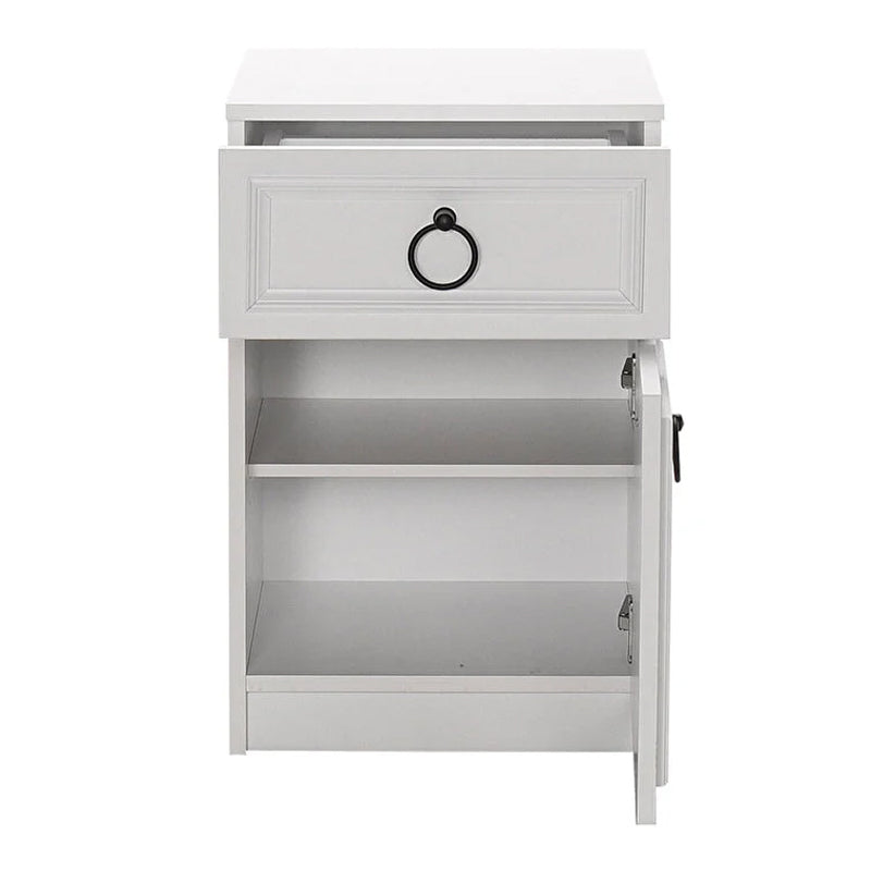 Nightstand MATILDA White 40x38x63cm