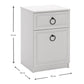 Nightstand MATILDA White 40x38x63cm