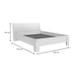 Double Bed KARINA White 160x200cm