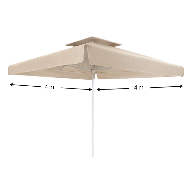 Umbrella SANTORIN Ecru 4x4m