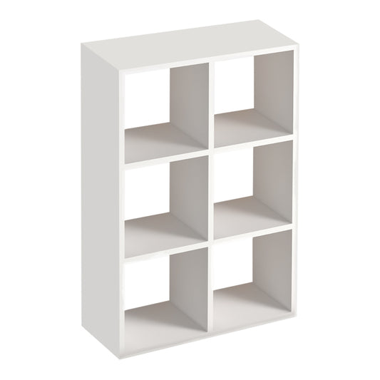 Bookcase EUSEBIO White 73,5x34x109cm