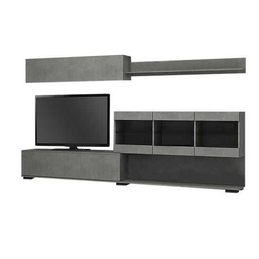 TV Furniture Set ARCH Anthracite 280x35x38cm
