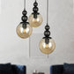 Ceiling Lamp ESTETICO E27 Black 30x30x85cm