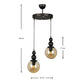 Ceiling Lamp ESTETICO E27 Black 25x25x80cm