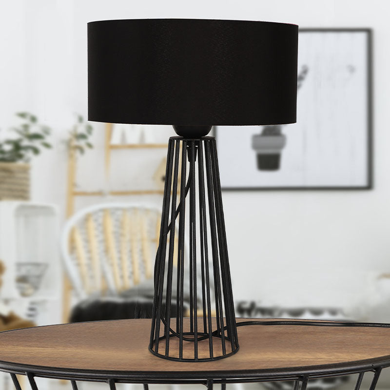 Table Lamp Light TOWER Black 25x25x45cm