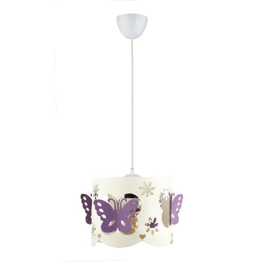 Hanging Lamp for Kids BUTTERFLY White - Lila