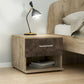 Nightstand ANITA Grey Oak - Dark atelier