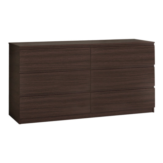 Chest of Drawers LOUISA Wenge 138x40x70cm
