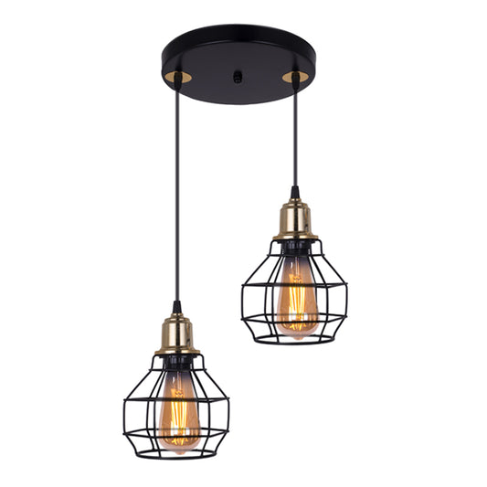 Ceiling Lamp MELLON Black 25x25x65cm