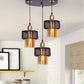Ceiling Lamp MADEIRA Black/Golden 30x30x70cm