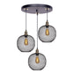 Ceiling Lamp HIVE Black-Gold 30x30x65cm