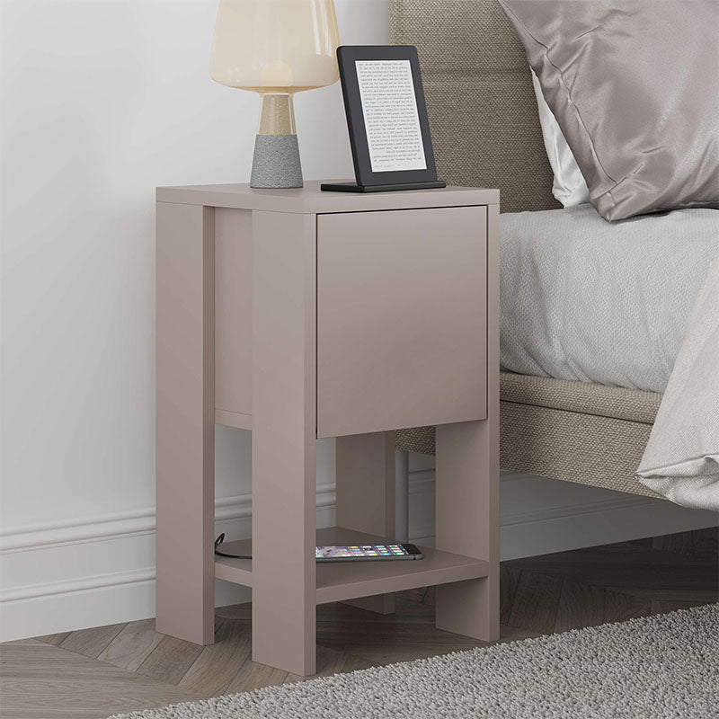 Nightstand EMILIO Light Mocha 30x30x55cm