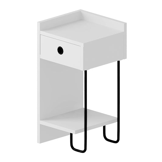 Nightstand HALF White left