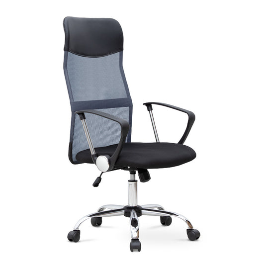 Office Chair MICHA Grey - Black 62x59x110/120cm