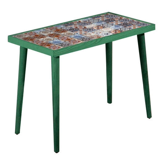 Coffee Table MELISSA ceramic Green 62x32x45cm