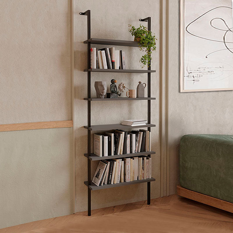 Wall bookcase ANDALUSIA Black - Anthracite 60x20x183cm
