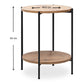 Coffee Table STAMPA Pine Oak 43x43x60cm