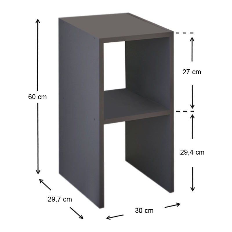 Nightstand SIMPLE Anthracite